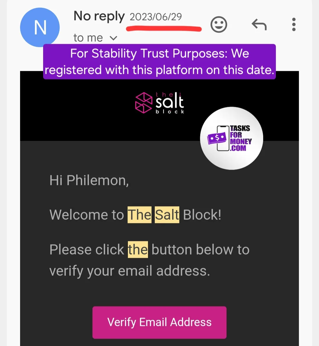 The Salt Block Platform