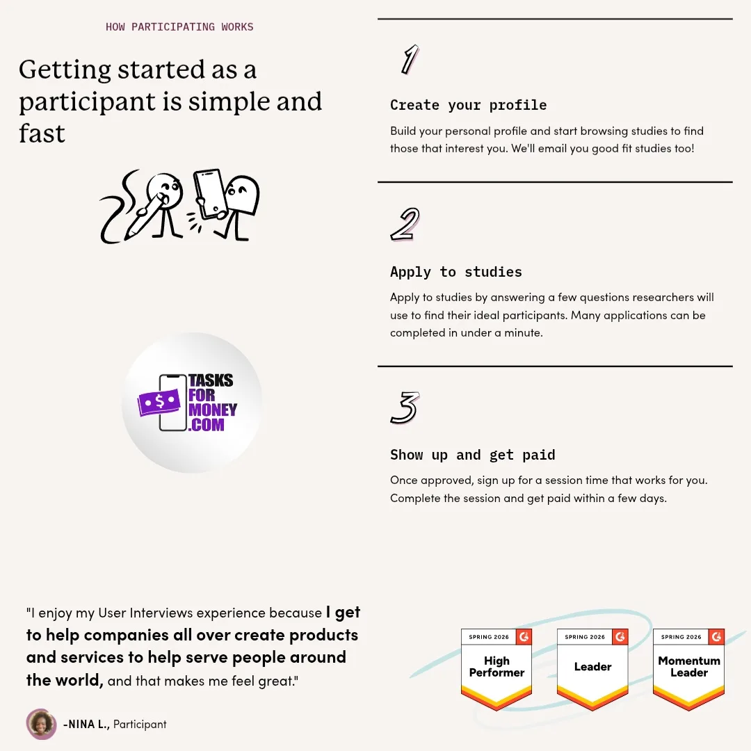 User Interviews Platform
