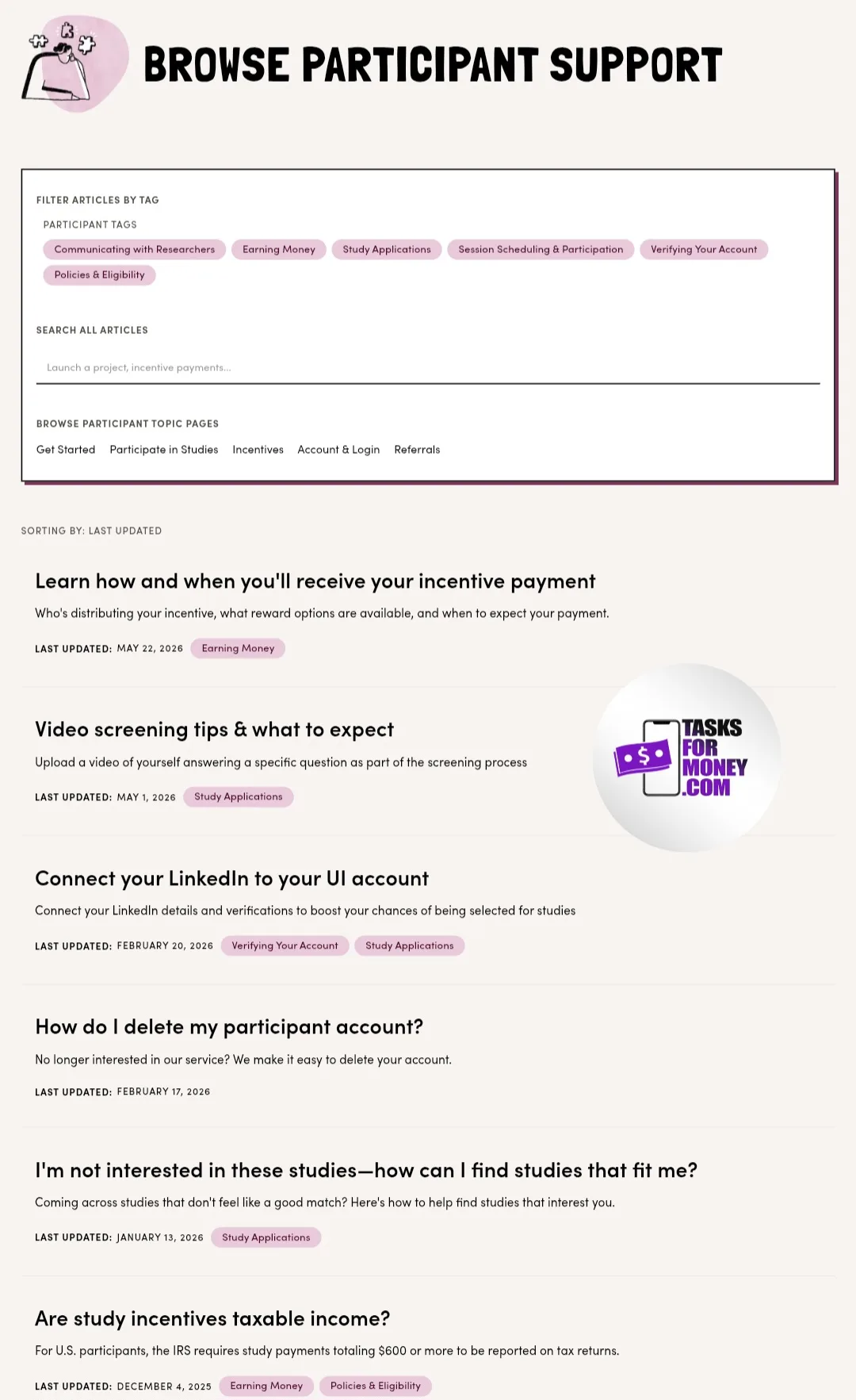 User Interviews Platform