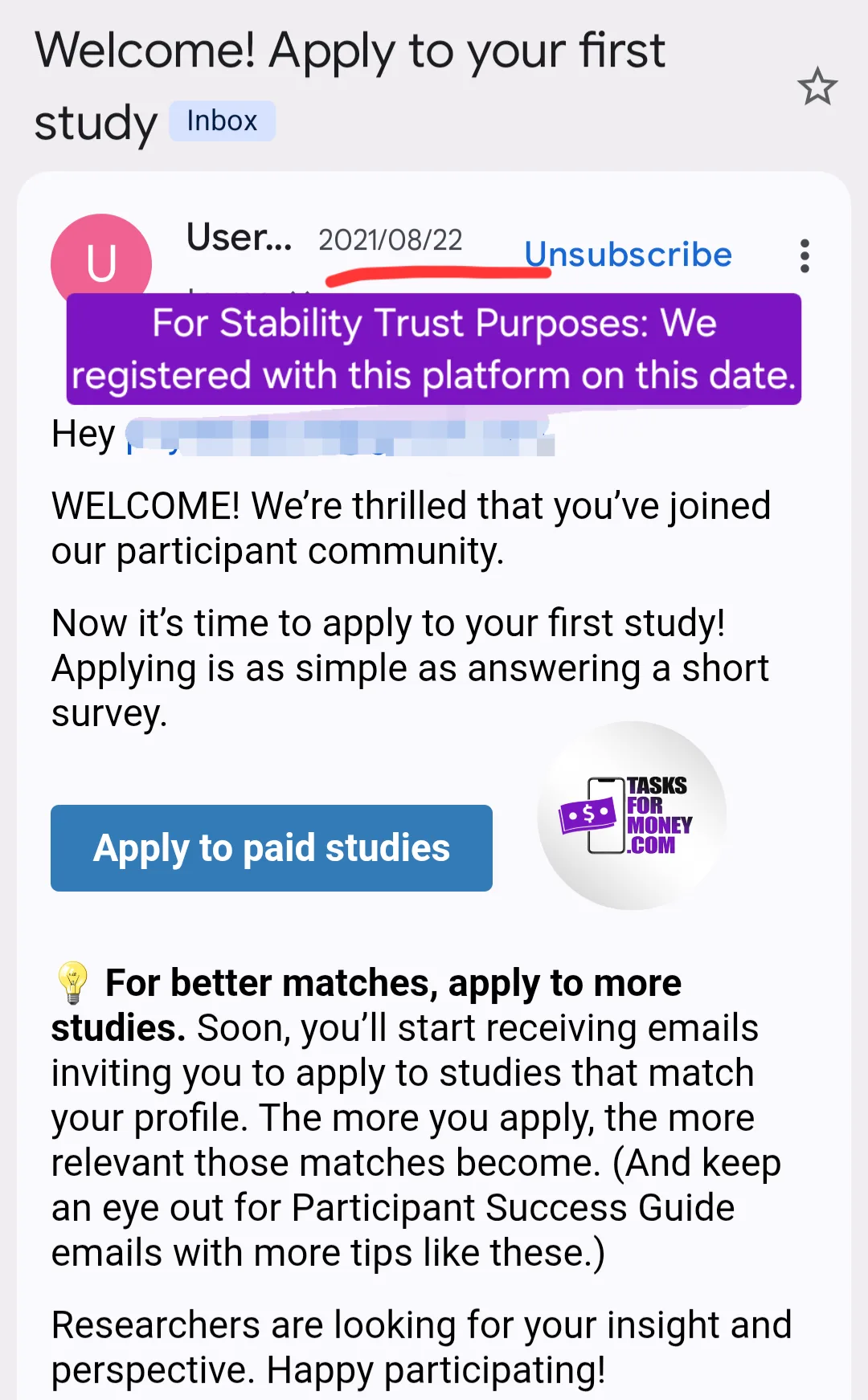 User Interviews Platform