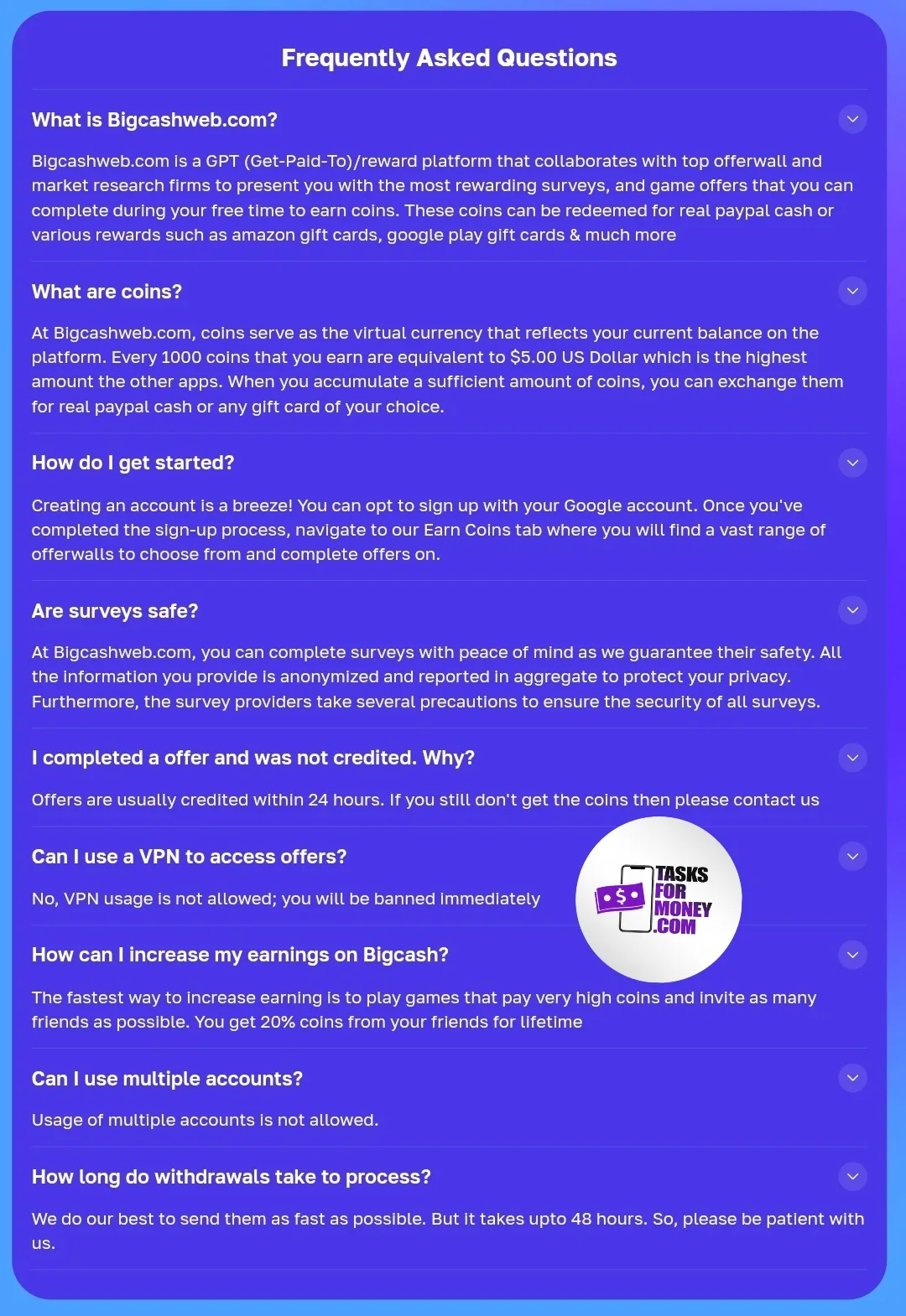 BigCashWeb Platform