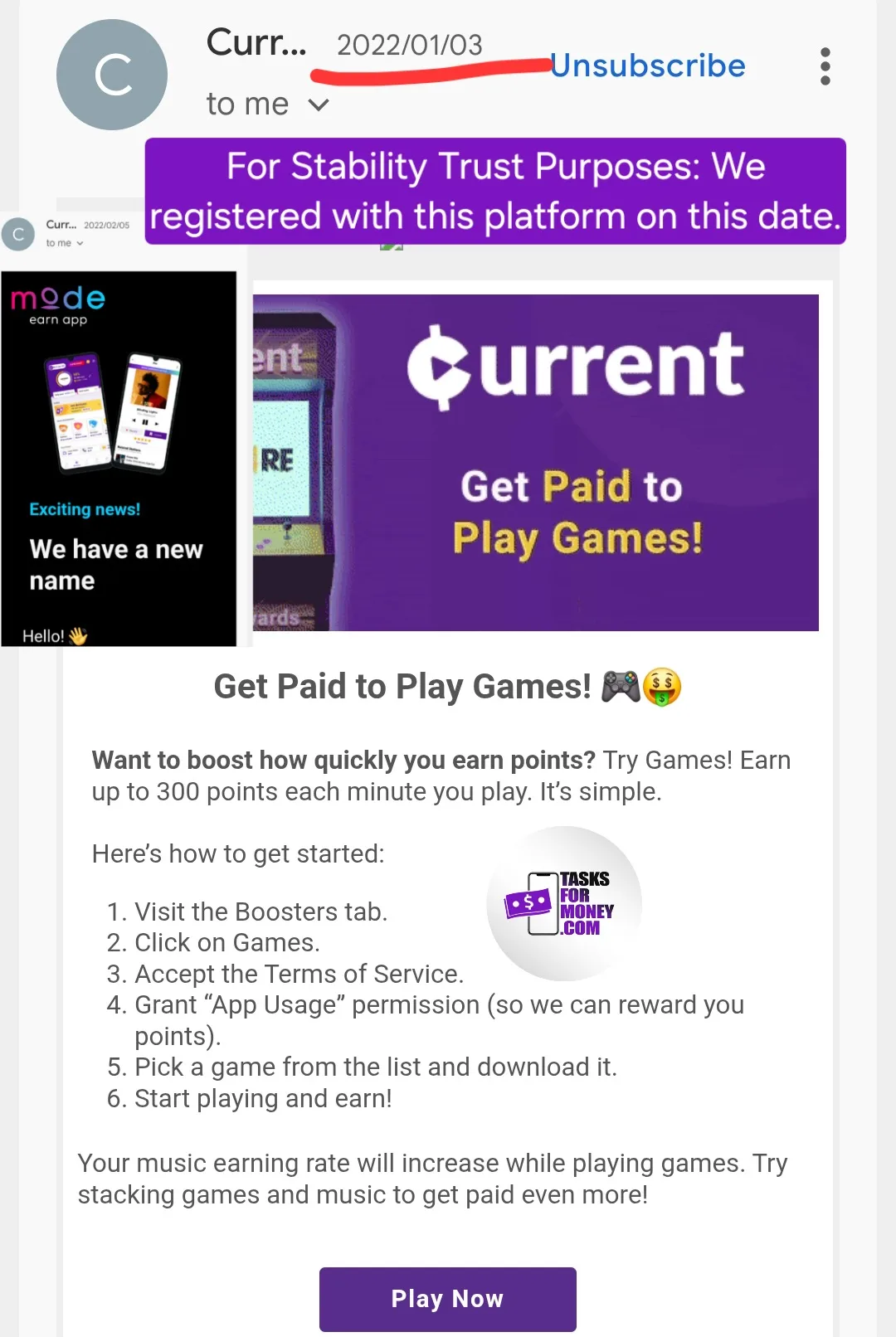 Mode Earn App Platform