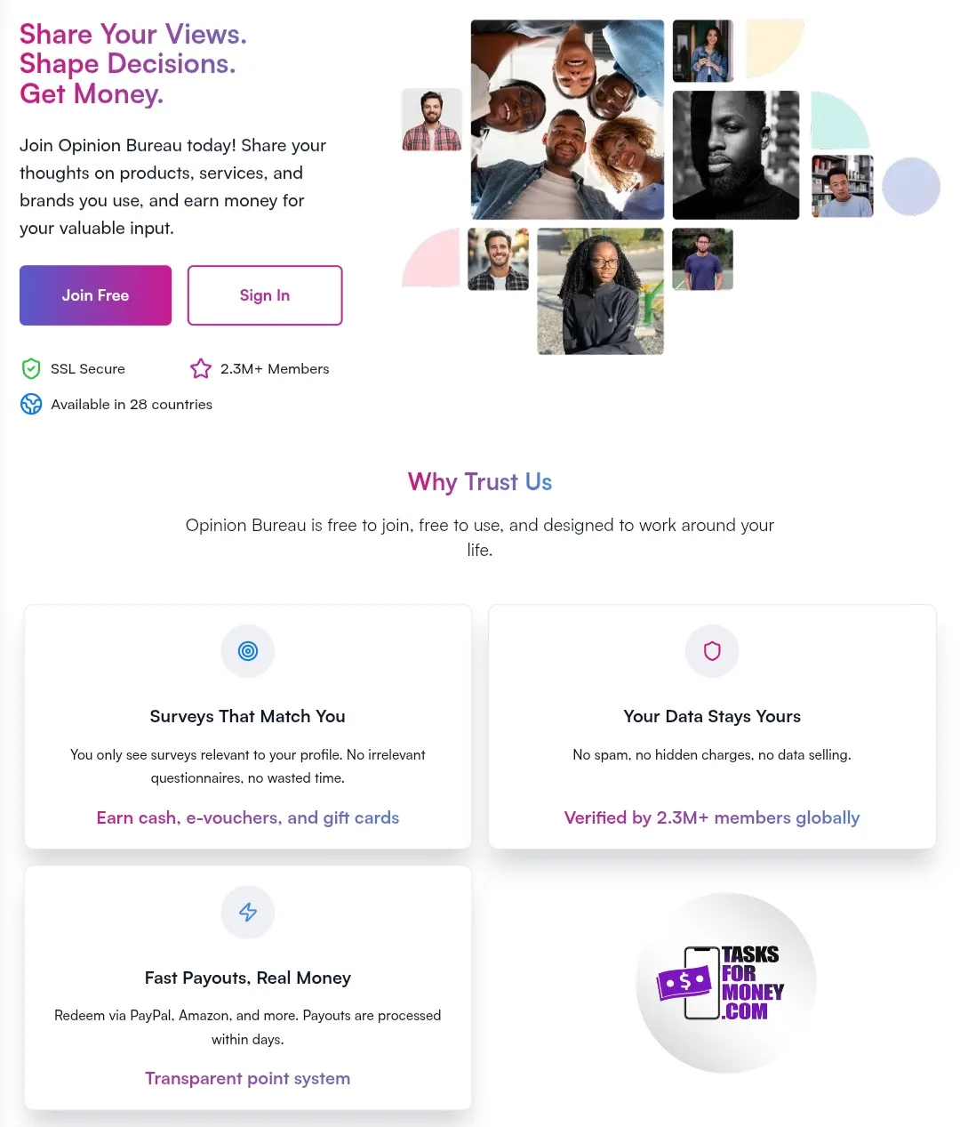 Opinion Bureau Platform