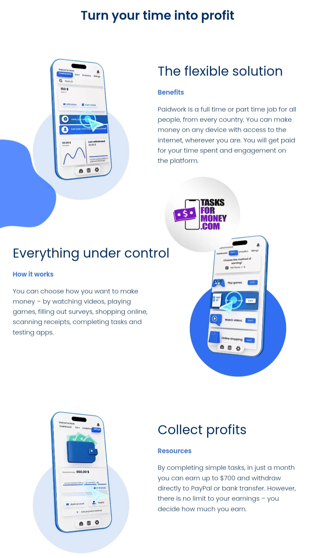 PaidWork Platform