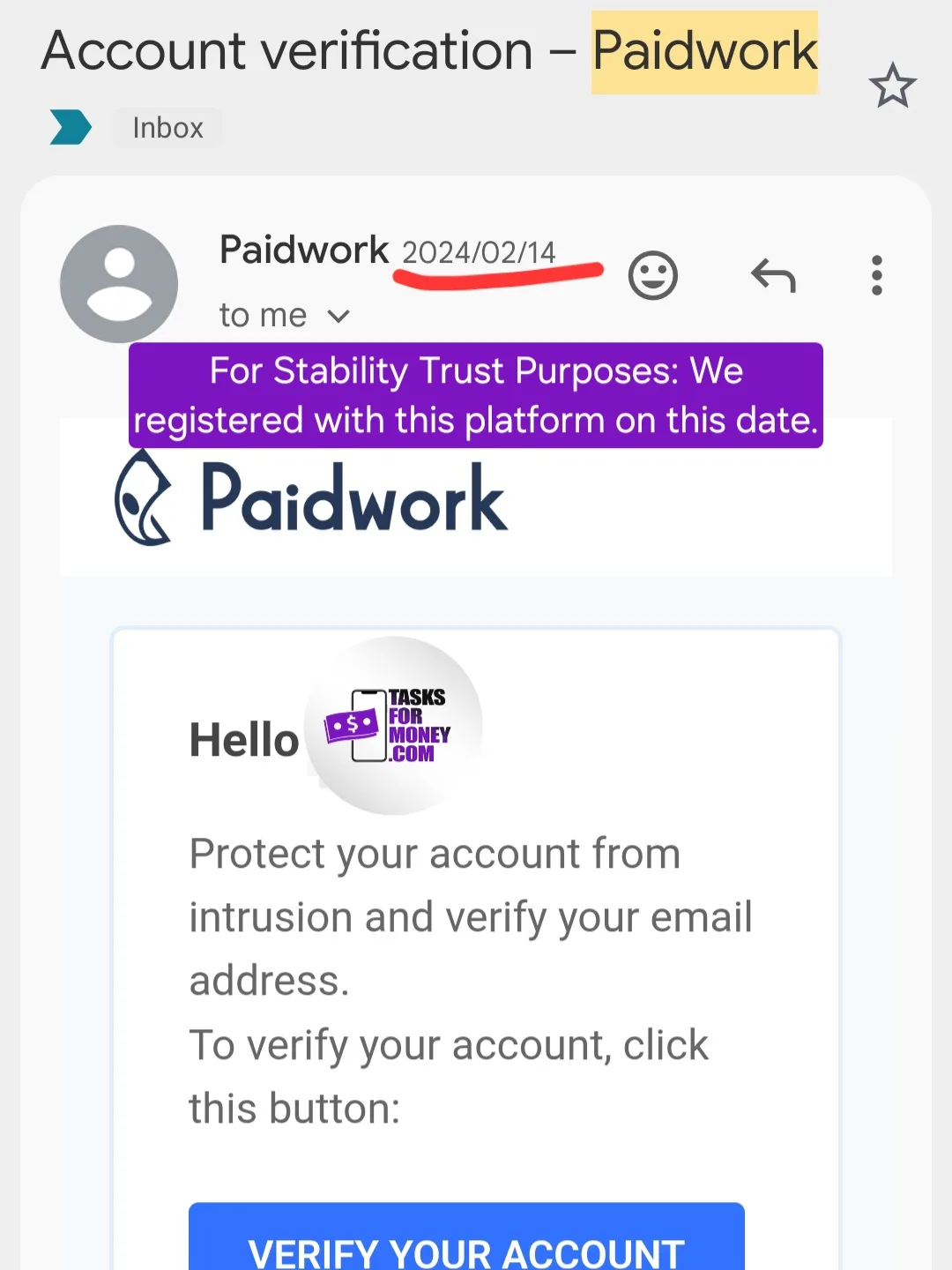 PaidWork Platform
