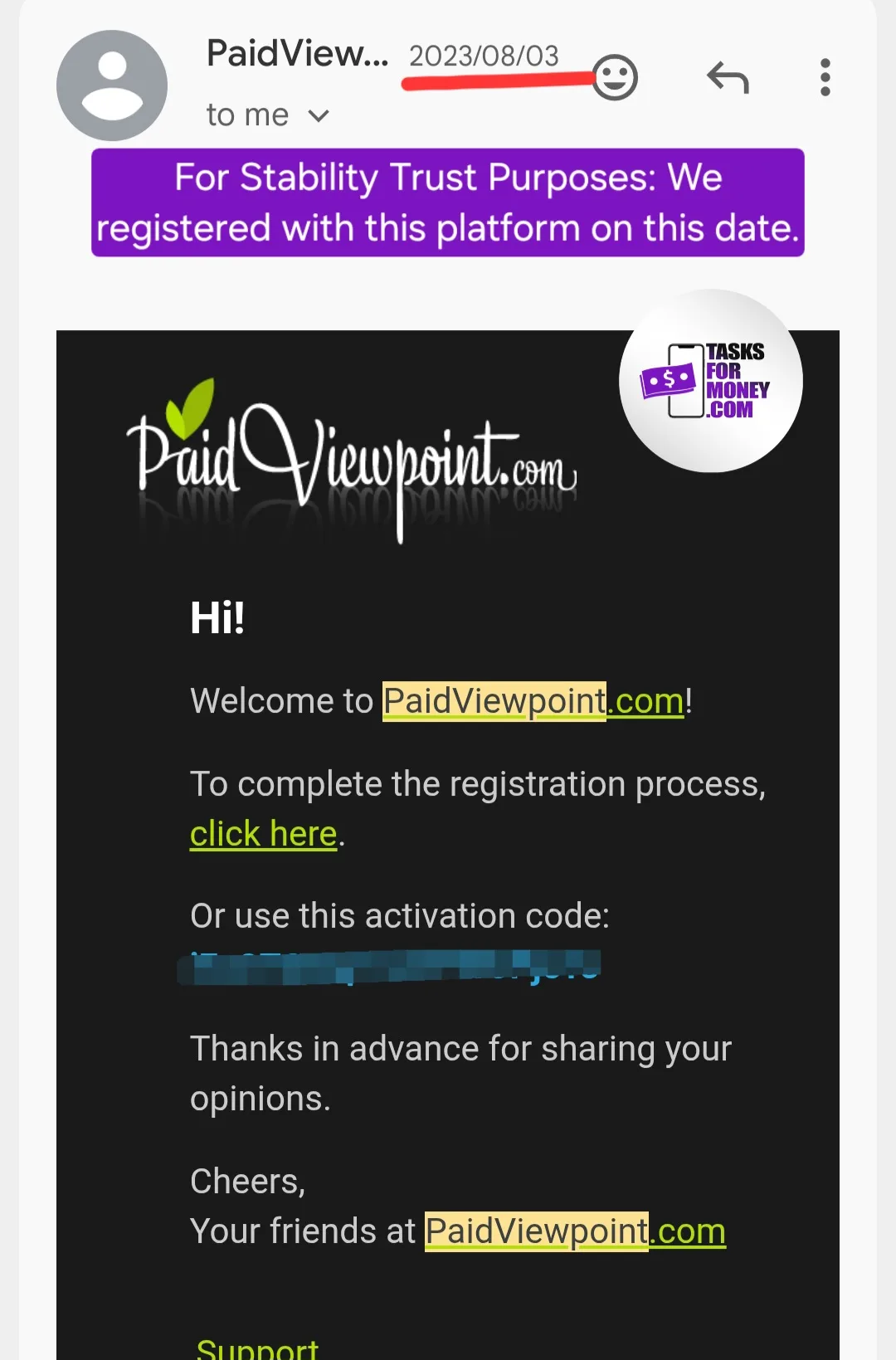 Paidviewpoint Platform