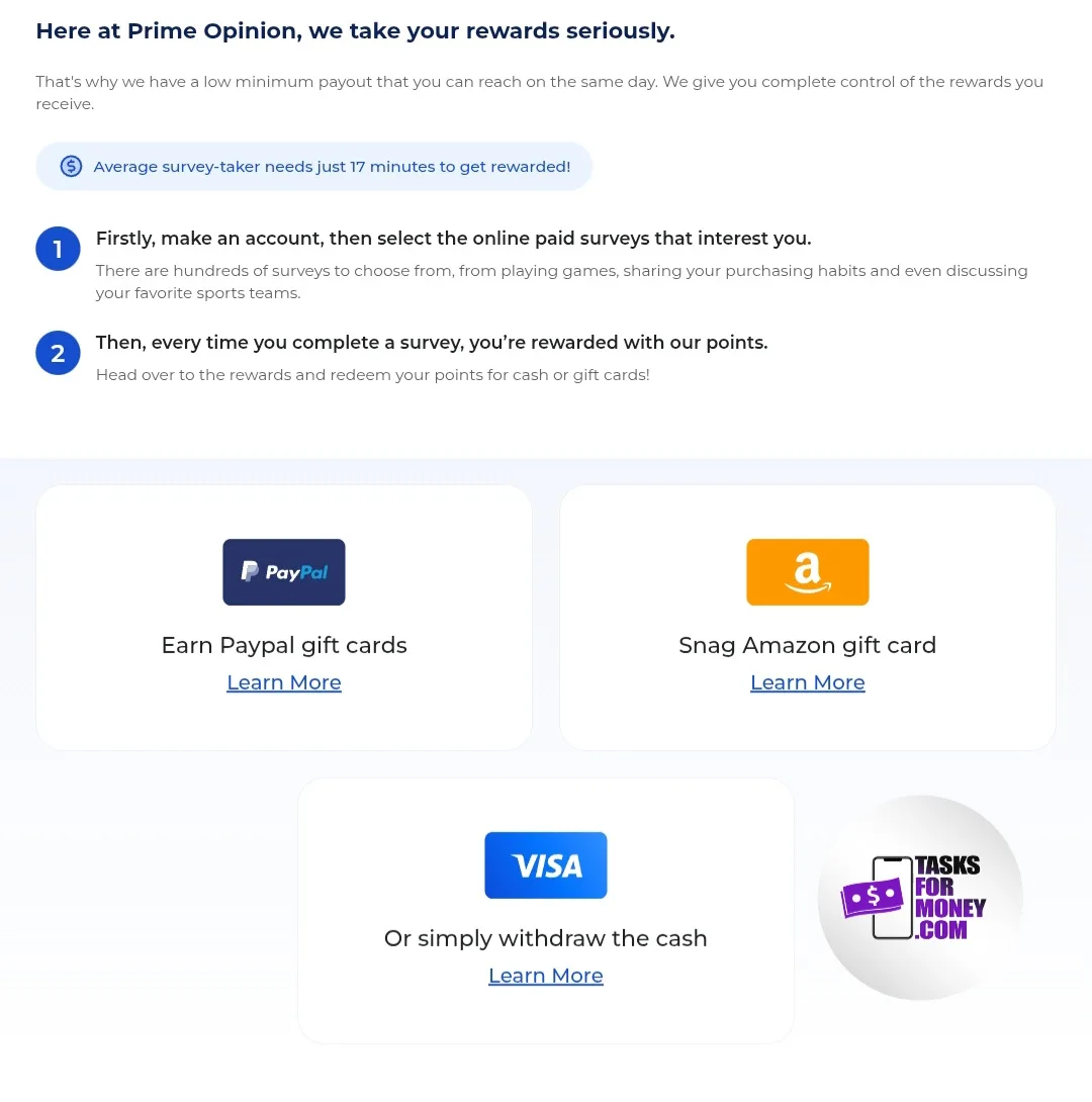 Prime Opinion Platform