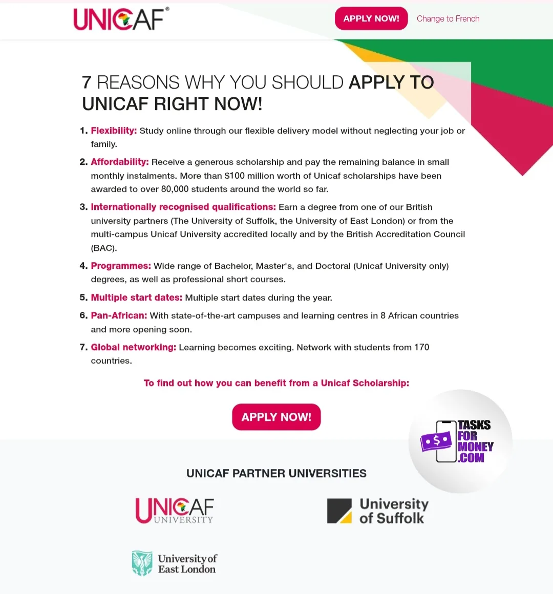 Unicaf Platform